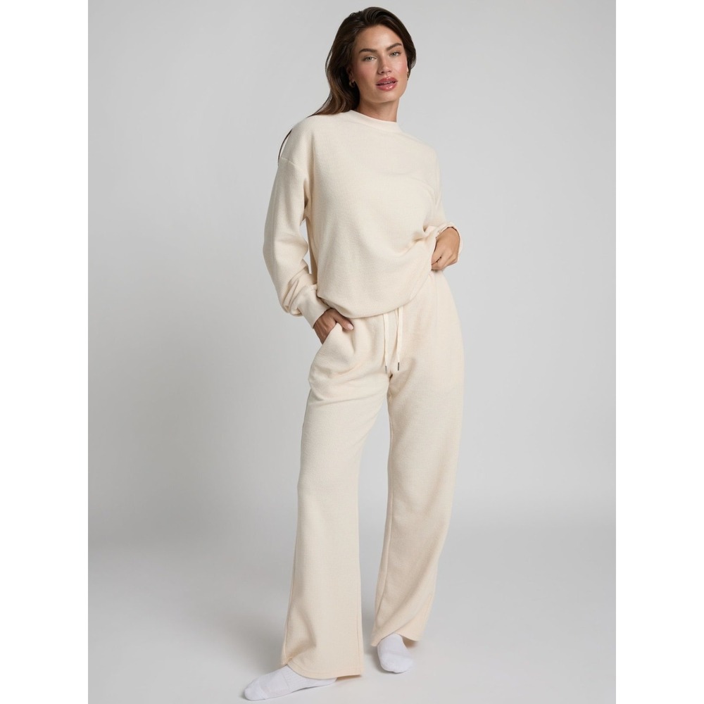 Women's Comfrt Waffleknit Set size Small